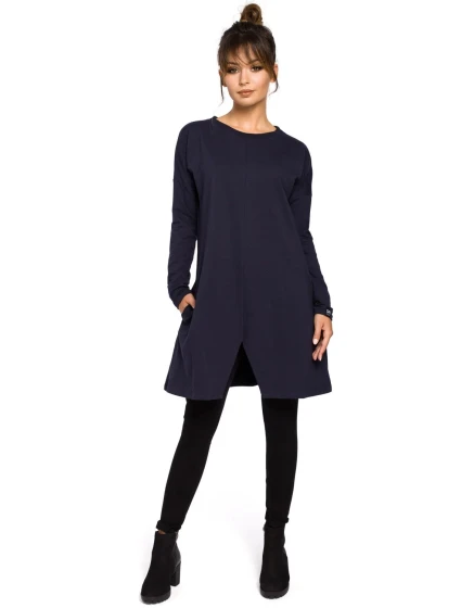 Dámska tunika B042 Tmavomodrá - BeWear