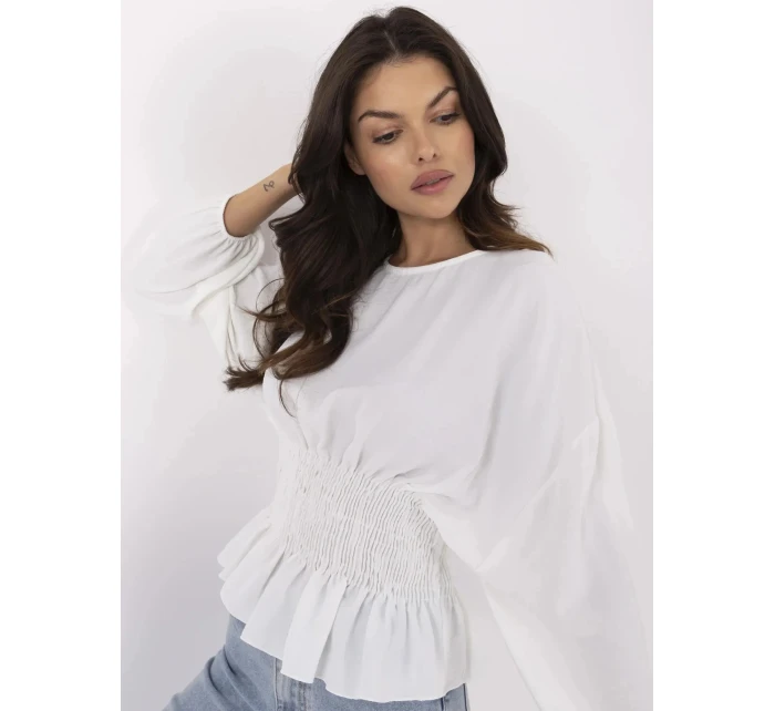 Blúzka D50021F11088A krémová - FPrice