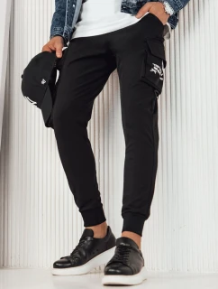 Pánske bojové nohavice čierne FashionStreet UX4161