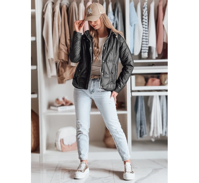 Dámská přechodná prošívaná bunda černá Dstreet model 21986682 - FashionStreet