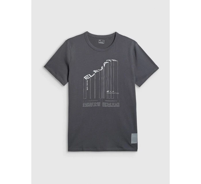 Tshirt regular z nadrukiem męski 4F model 22086798 - Hikvision