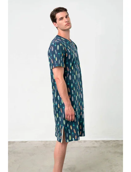 Pohodlná pánská noční košile model 18363465 - Vamp Pohodlná pánská noční košile model 18363465 - Vamp