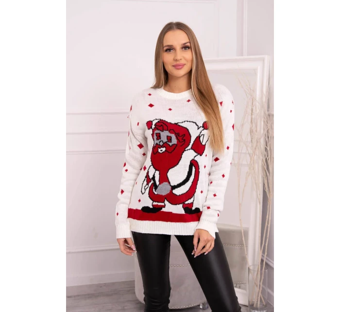 Svetr s  ecru model 18748055 - K-Fashion