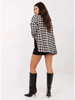 Marynarka LK MA model 21789125 czarno biały - FPrice Marynarka LK MA model 21789125 czarno biały - FPrice