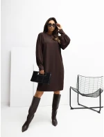 RV SK šaty A1059.17 tmavohnedé RV SK šaty A1059.17 tmavohnedé