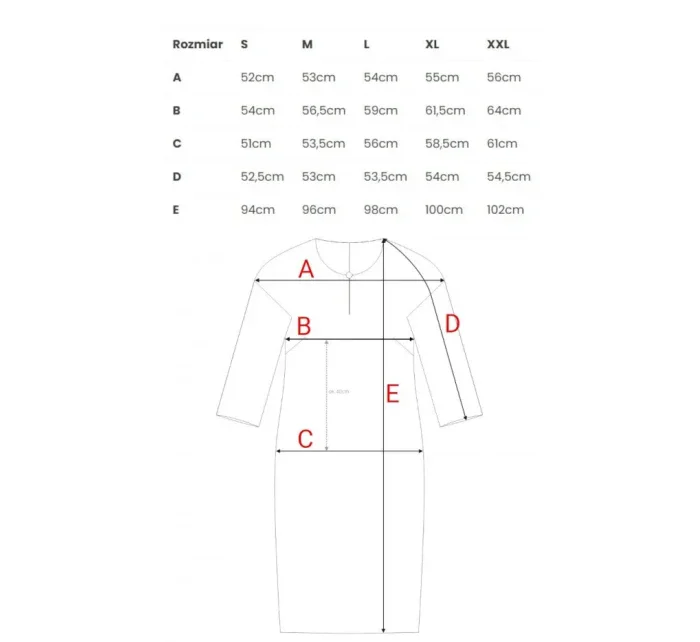 Šaty uvolněného střihu s výstřihem s  růžové model 20966121 - STYLOVE