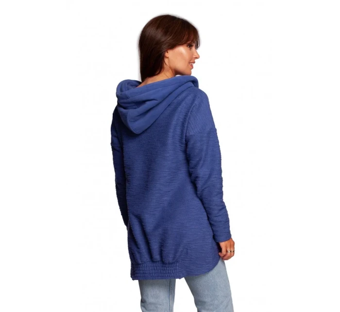 Dámsky sveter s kapucňou B249 - BE