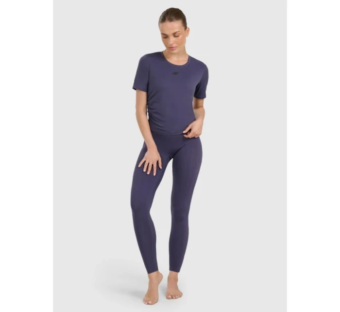 Dámsky rýchloschnúci top na jogu a pilates 4F 4FWAW25TFTSF1524-31S Dámsky rýchloschnúci top na jogu a pilates 4F 4FWAW25TFTSF1524-31S