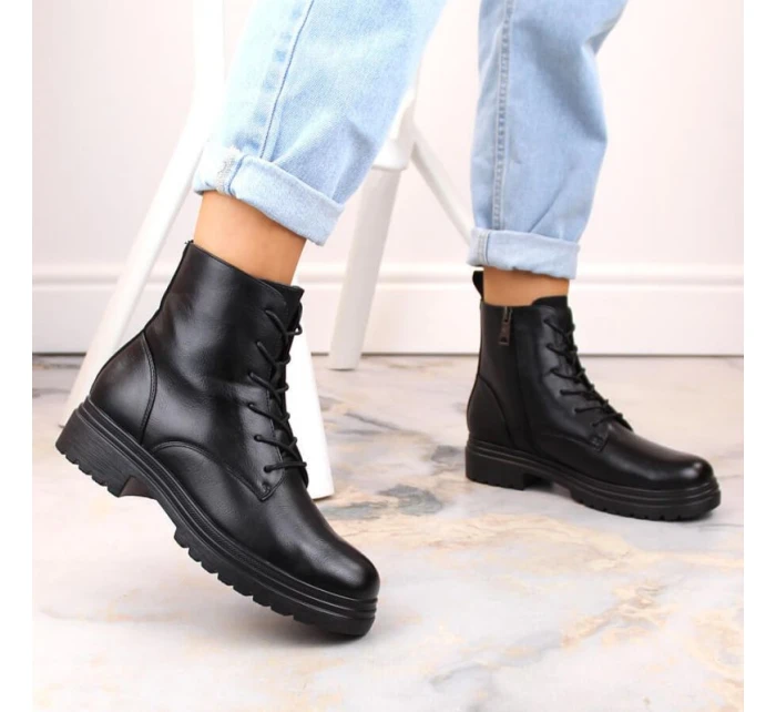 W model 18923992 zateplené boty černá - VINCEZA W model 18923992 zateplené boty černá - VINCEZA