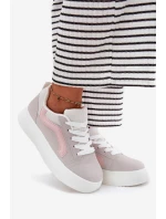 Sneakersy Damskie Na Platformie Szare Tellnira Sneakersy Damskie Na Platformie Szare Tellnira