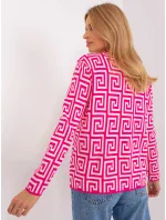 Sweter AT SW model 18955191 fuksjowy - FPrice