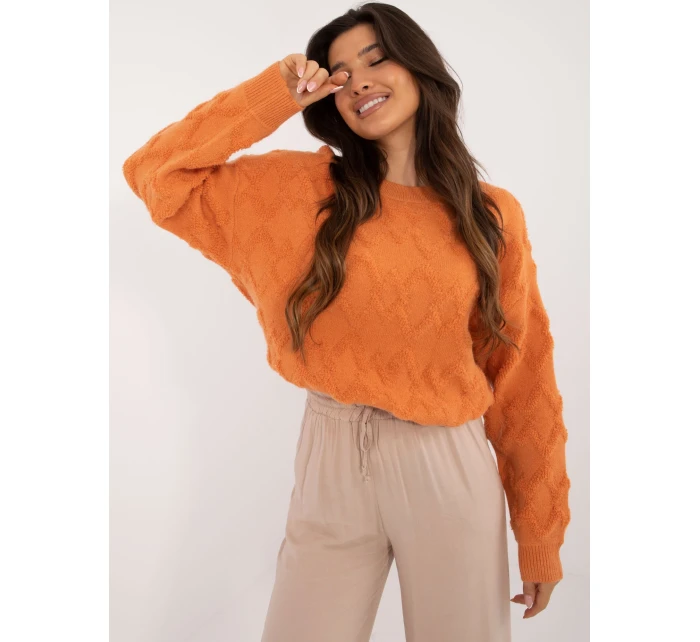 Sweter AT SW model 20459083 pomarańczowy - FPrice