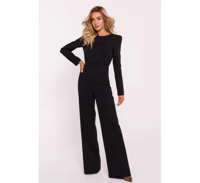 M811 Kombinéza s polstrovanými ramenami - čierna