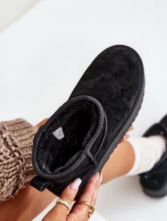 Dámske semišové tenisky na platforme Black Nereviana