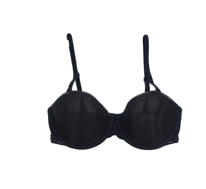 Podprsenka korzetové QF4636E-100 čierna - Calvin Klein