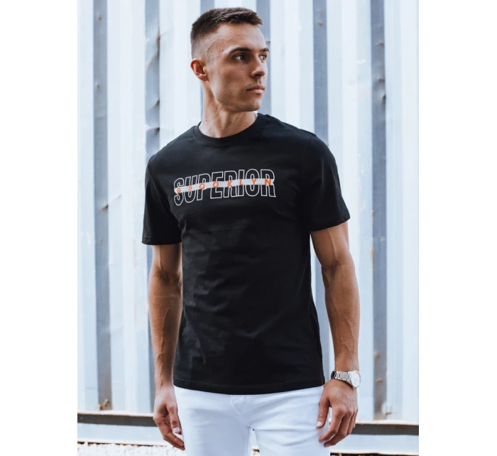 Pánské tričko s potiskem černé Dstreet model 21973668 - FashionStreet