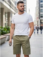 Pánske klasické biele tričko FashionStreet RX5674