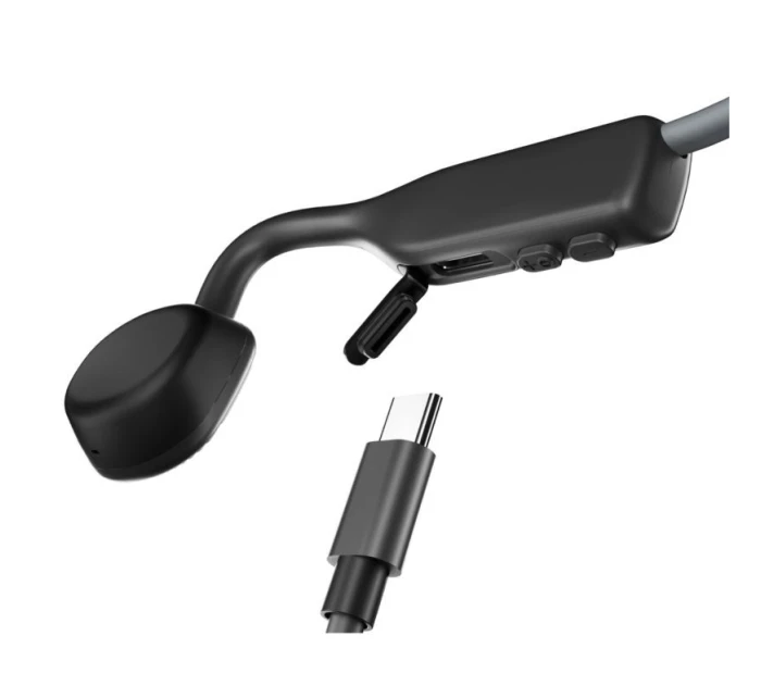 USB-C šedá bezdrátová sluchátka s model 21862134