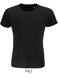 SOL'S Crusader Kids Detské tričko z bio bavlny 25.3580 deep black