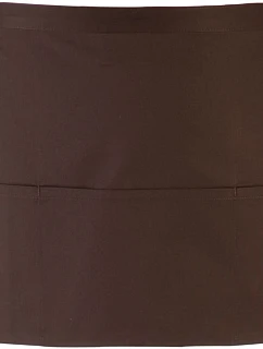PR 155 Krátká zástěra do pasu s kapsou "Colours" model 22468531 brown - Premier