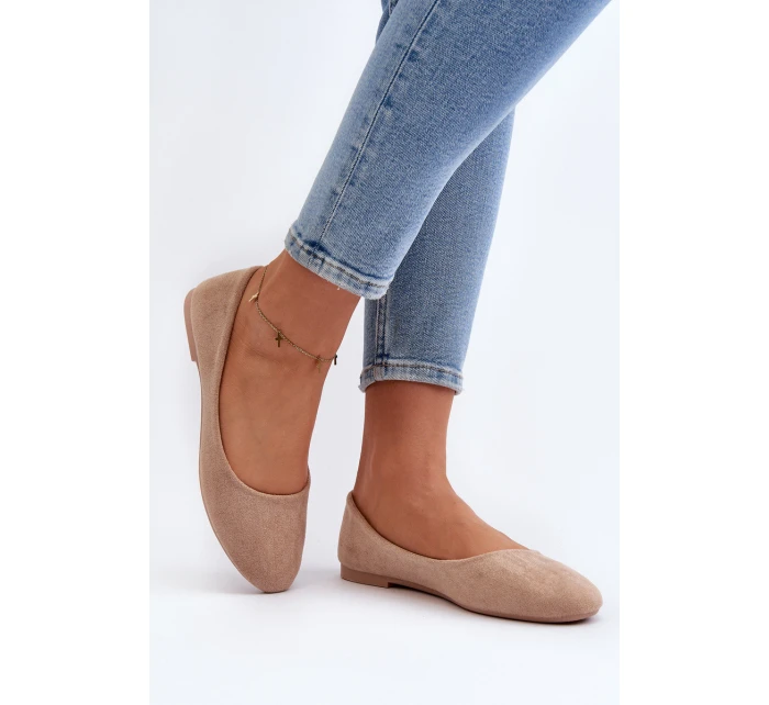 Dámské semišové béžové model 21647056 - EVENTO