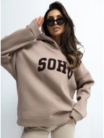 Bluza RV BL model 21777657 ciemny bezowy - FPrice Bluza RV BL model 21777657 ciemny bezowy - FPrice