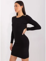 Dámske šaty RV SK 9219.13P Black - FPrice