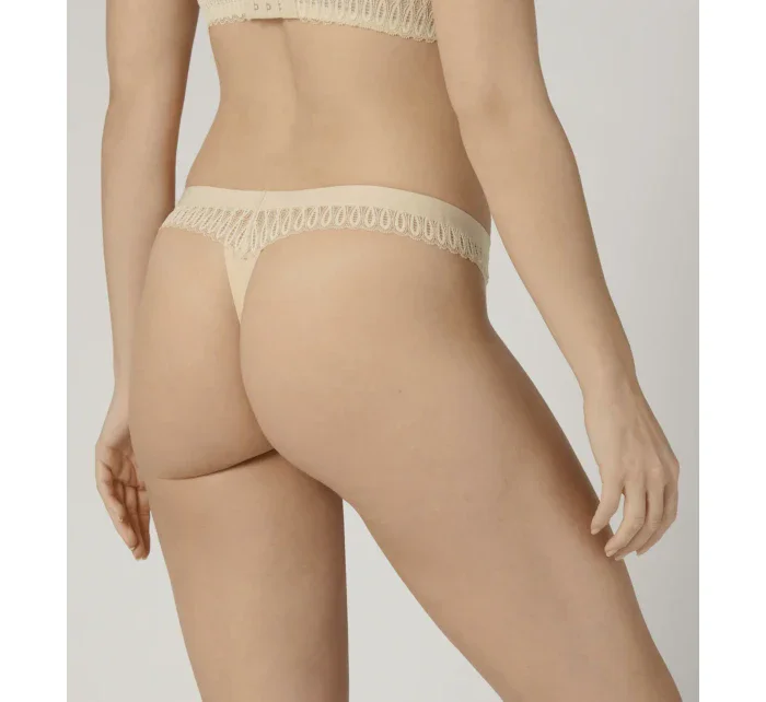 Dámské tanga Aura Spotlight High Leg string krémová - Triumph Dámské tanga Aura Spotlight High Leg string krémová - Triumph