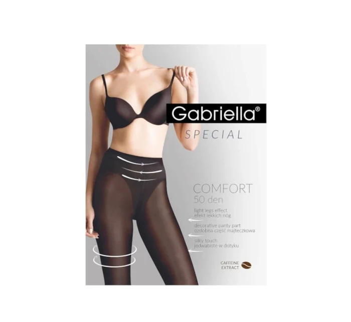 Gabriella 400 Comfort 3D pančuchy 50 den 5-XL