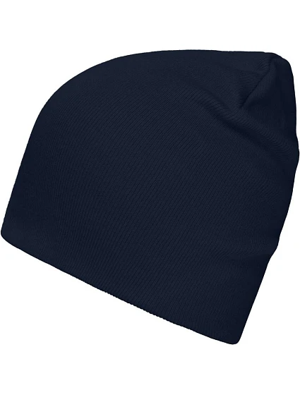 MB Pletená čepice z bio bavlny 03. navy model 22446569 - Daiber MB Pletená čepice z bio bavlny 03. navy model 22446569 - Daiber