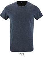 SOL'S Regent Fit Pánske tričko „Slim Fit“ 25.0553 melírovaná džínsovina SOL'S Regent Fit Pánske tričko „Slim Fit“ 25.0553 melírovaná džínsovina