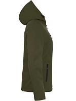 Clique Padded Hooded Softshell Women Dámska zateplená softshellová bunda s kapucňou 67.0953 fog green Clique Padded Hooded Softshell Women Dámska zateplená softshellová bunda s kapucňou 67.0953 fog green