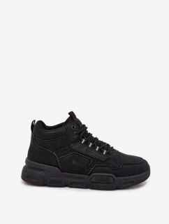 Sneakersy Męskie Big Star SS174282 HI-POLY SYSTEM Czarne