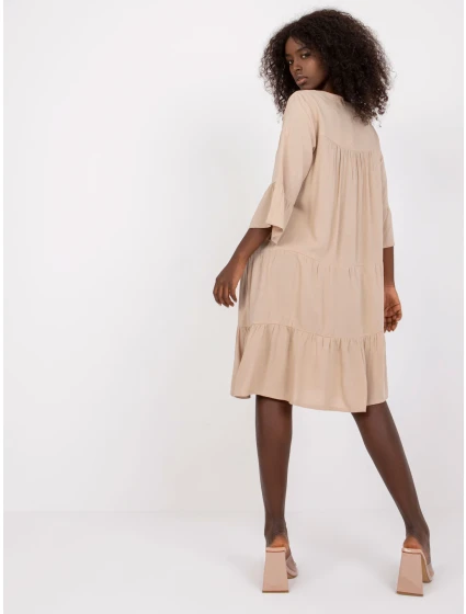 Dámske šaty-D73761M30214A2-béžové