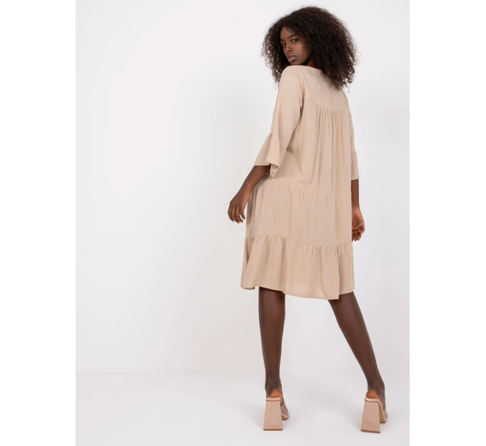 Dámske šaty-D73761M30214A2-béžové