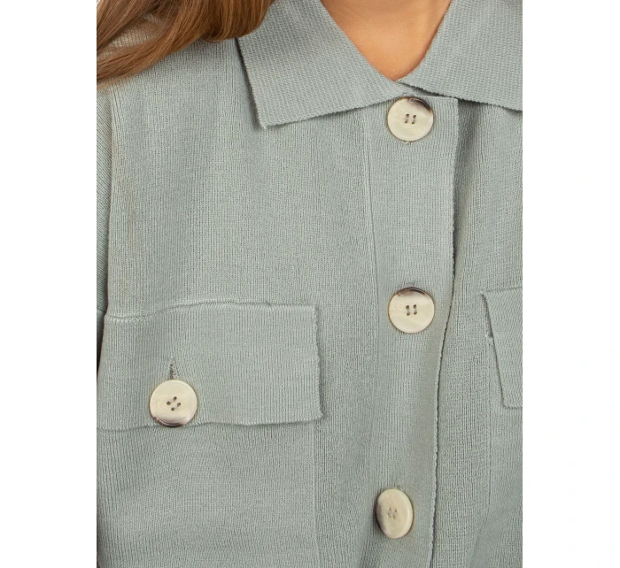 Dámsky sveter D90039W90818A3 svetlo zelený