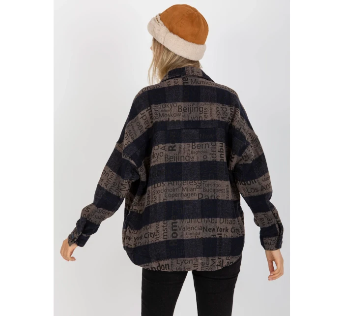 Košeľa DN KS 3990.95P tmavo modrá Košeľa DN KS 3990.95P tmavo modrá