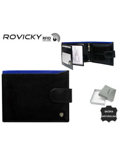 Pánske peňaženky N992L RVT Black+Navy black