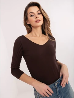 Blúzka RV BZ A1190.16 tmavohnedá