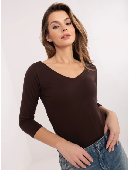 Blúzka RV BZ A1190.16 tmavohnedá