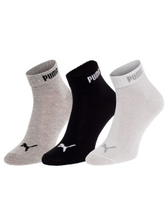 Puma 3Pack ponožky 887498 White/Black/Grey