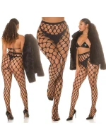 Sexy síťované punčocháče černé model 20904445 - In-style Fashion Sexy síťované punčocháče černé model 20904445 - In-style Fashion