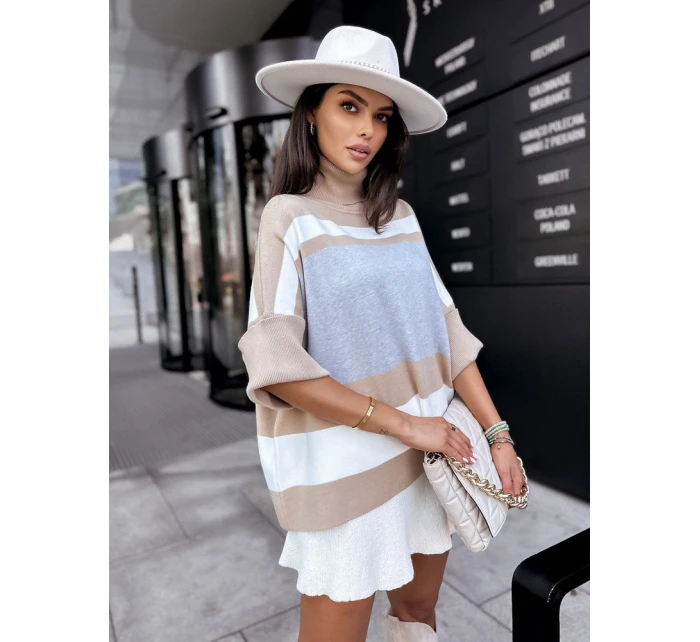 Dámsky nadrozmerný sveter ZEPHYR sivý MY2022