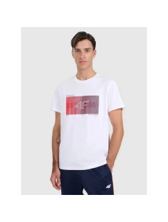 Pánske tričko s potlačou 4F 4FRAW25TTSHM3224-10S