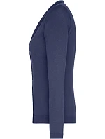 JN 660 Dámský pletený cardigan s výstřihem do V model 22488029 navy - Daiber JN 660 Dámský pletený cardigan s výstřihem do V model 22488029 navy - Daiber