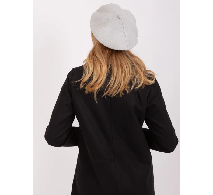 Czapka AT CZ model 18949308 jasny szary - FPrice