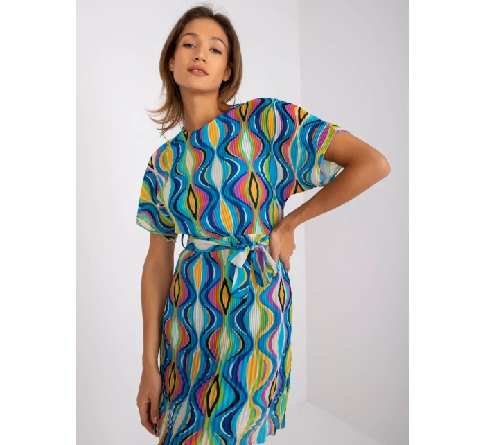 Dámske šaty-DHJ-SK-9651.51-modré Dámske šaty-DHJ-SK-9651.51-modré