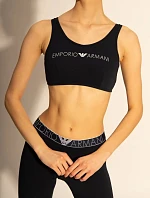 Nevystužená braletka 164403 1P227 00020 čierna - Emporio Armani