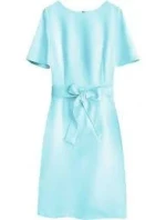 Ceruzkové šaty s opaskom 313ART - Gemini