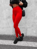 Dámske legíny 286171 červené - Ola Voga